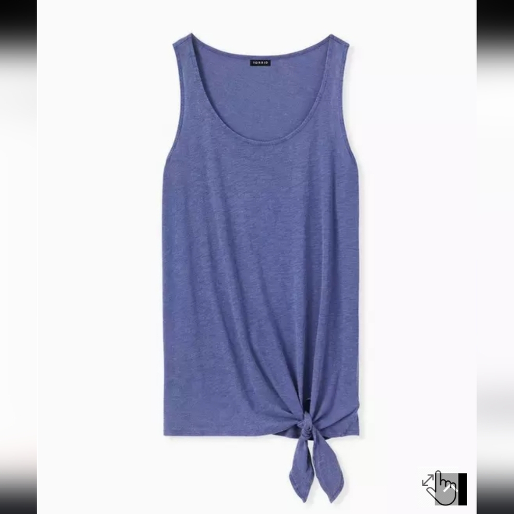 TORRID Heritage Purple Tie Tank